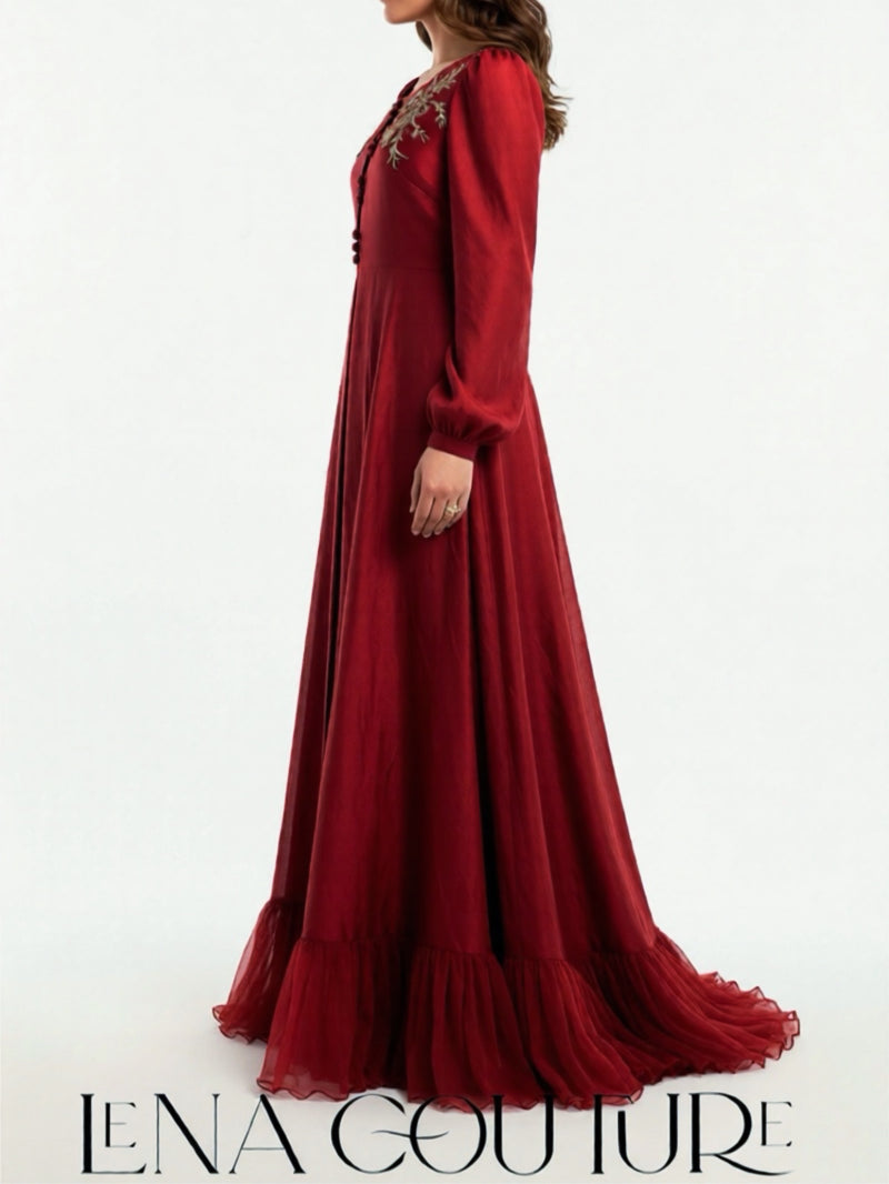 Crimson Gown